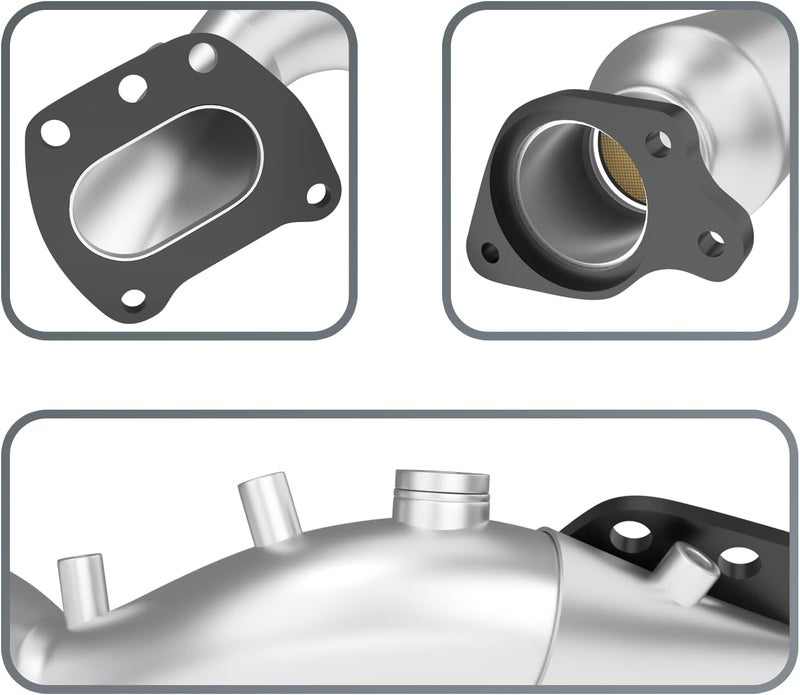 CIRconvert Front Right Catalytic Converter Compatible with 2016 2017 2018 2019 2020 Toyota Tacoma 3.5L V6 Passenger Side High Flow Catalytic Convertor (EPA Compliant) - Image 4